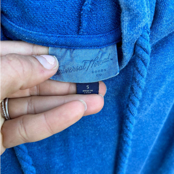 Soft vintage vibe‎ blue women's Universal Threads hoodie, sz S - Picture 3 of 4